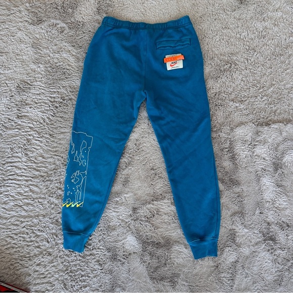 Nike Club Wash Club Drip SweatPants Men's Small Green Abyss Aqua - Picture 9 of 13